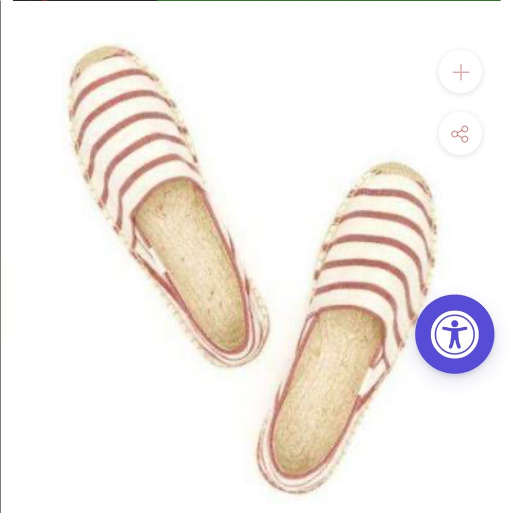 CLASSIC STRIPE ESPADRILLE IN RED AND WHITE SOLUDOS